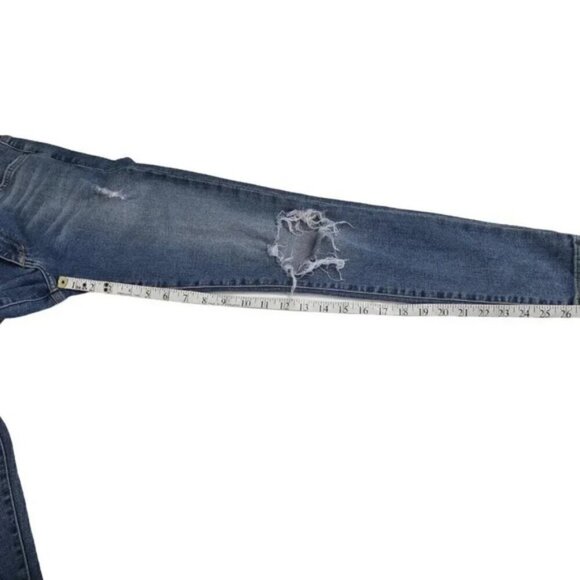 Joe's Jeans High Rise Skinny Ankle Distressed Light Wash Size 28 - Picture 13 of 14